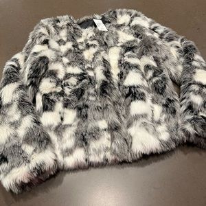 NWT Stella + Lorenzo Faux Fur Jacket. Sz: XS